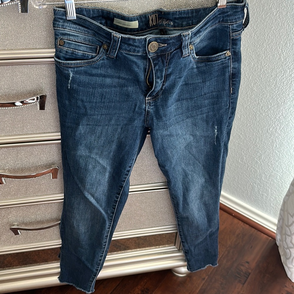 Size 4 blue wash skinny jeans